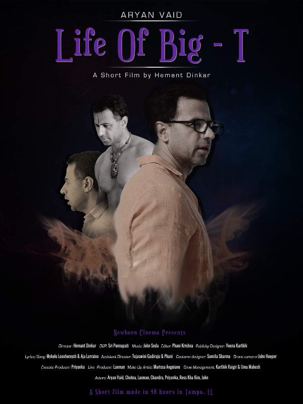The poster of the short film 'Life of Big - T' (2017)