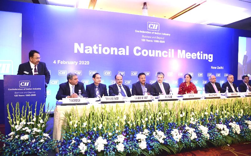 Vikram Kirloskar (leftmost) on the National Council of Confederation of Indian Industry (CII)