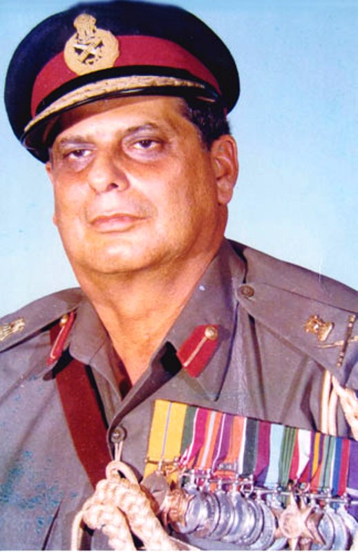 A photograph of J. F. R. Jacob taken when he was serving as the GOC of the Eastern Command
