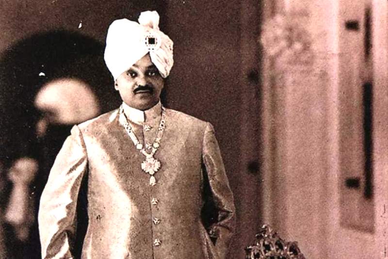 A photo of taken Digvijaysinhji taken when he was Maharaja of Nawanagar