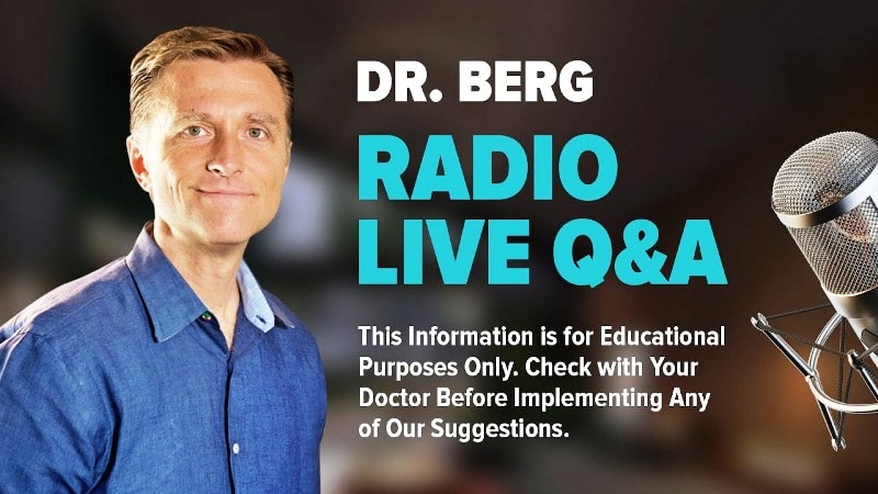 A poster of Eric Berg's live radio talk