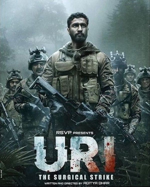 A poster of the Hindi film URI The Surgical Strike (2019)