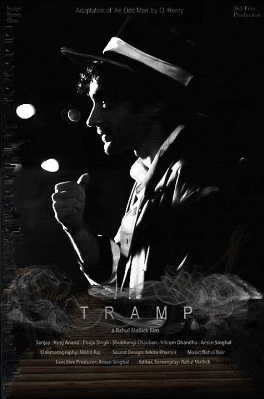 A poster of the Hindi short film Tramp (2018)