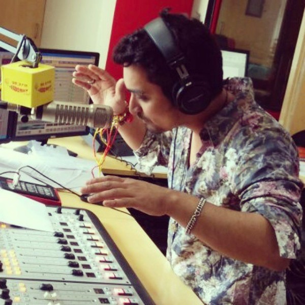 Abhay Chintamani Mishr as a Radio Jockey at Radio Mirchi