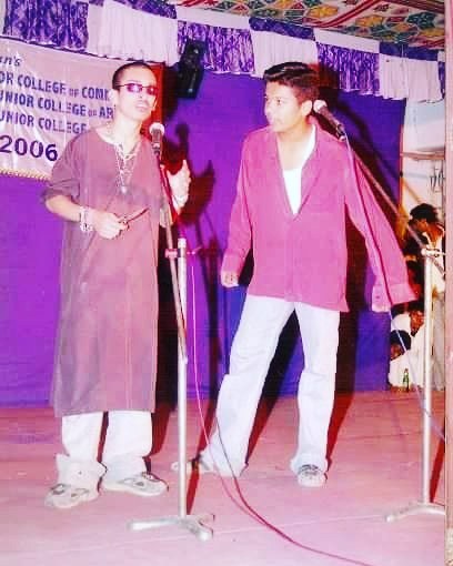 Abhay Chintamani Mishr at an event held in his college