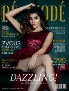 Aditi Hundia on the cover of DE MODE magazine