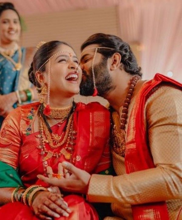 Akshaya Deodhar and Hardeek Joshi's wedding image