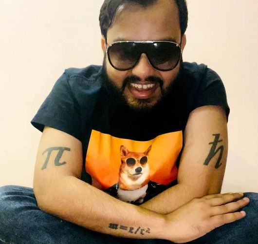 Alakh Pandey's tattoos