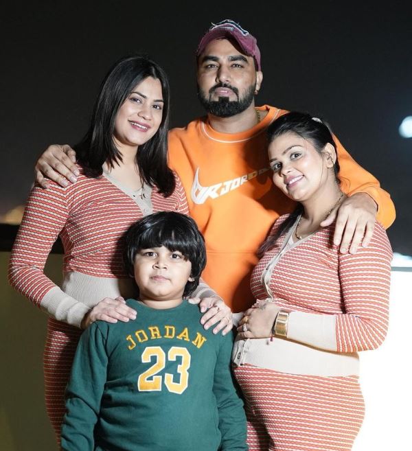 Armaan Malik with both of his wives and son, Chirayu malik
