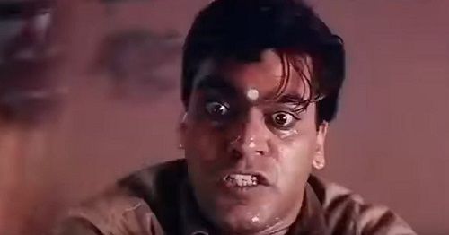 Ashutosh Rana as Gokul Pandit in the Hindi film Dushman