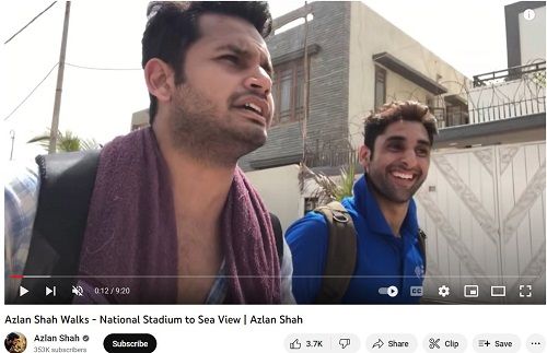 Azlan Shah's first YouTube vlog