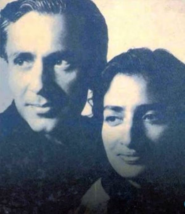 Balraj Sahni and his second wife, Santosh Chandhok