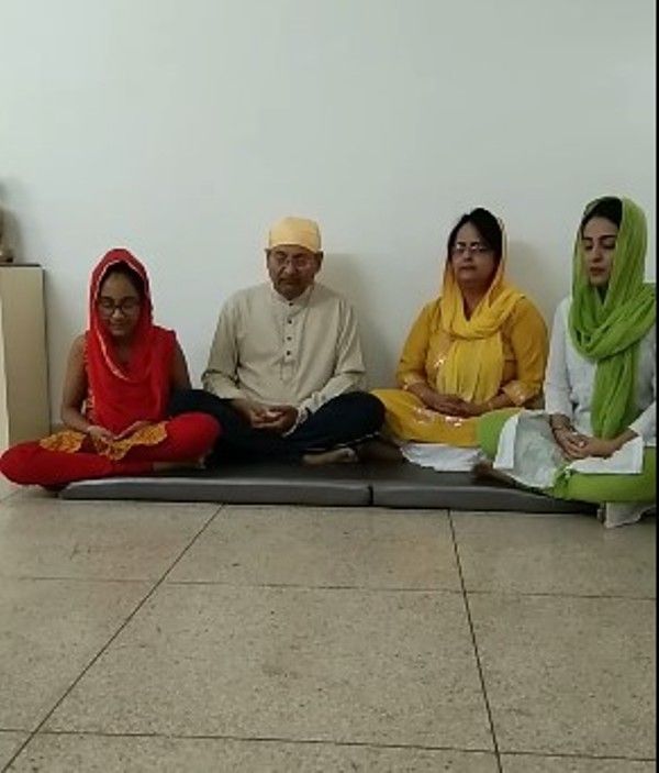 Coral Bhamra (right) and her family