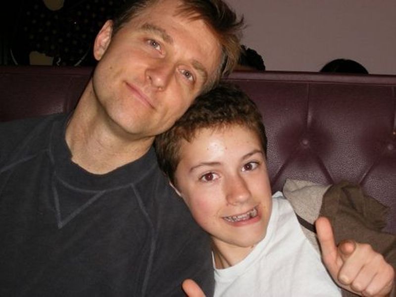 Eric Berg with his son Jordan