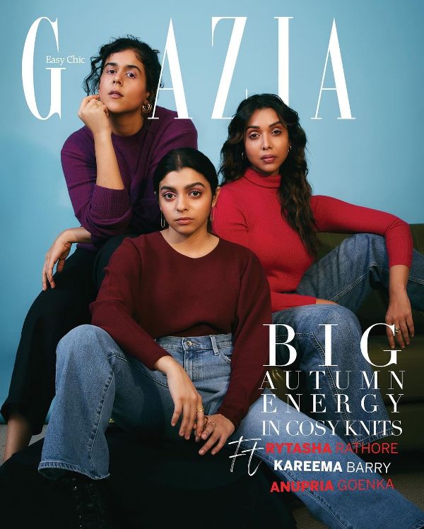 Kareema Barry featured in Grazia India magazine in 2022