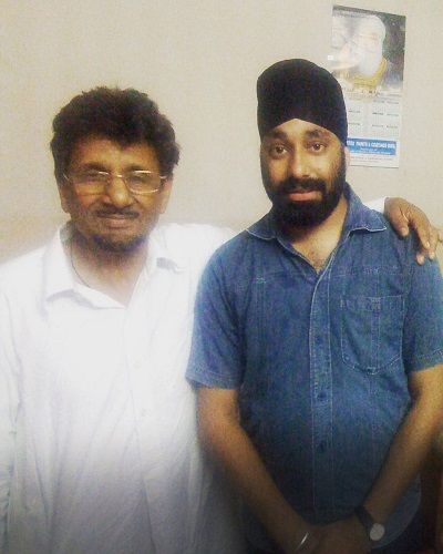 Kawaljit Bablu with Manak Saab