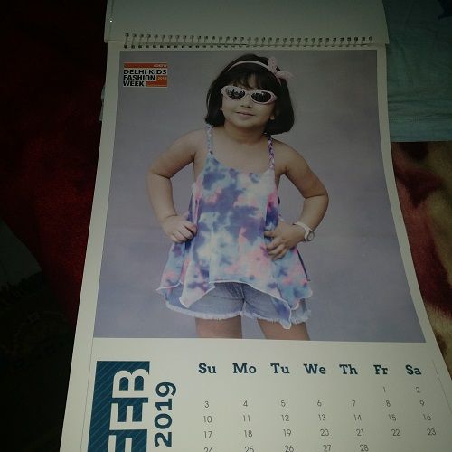 Lavishka Gupta featured in the calendar of Delhi Kids Fashion Week