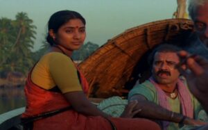 Rohini Molleti as Rangi in a still from the Telugu film Stri (1995)
