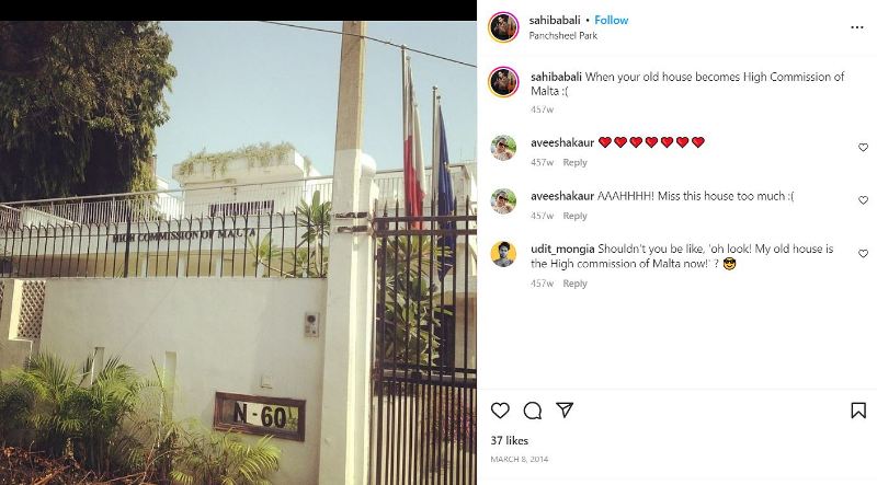 Sahiba Bali's post about the Malta High Commission