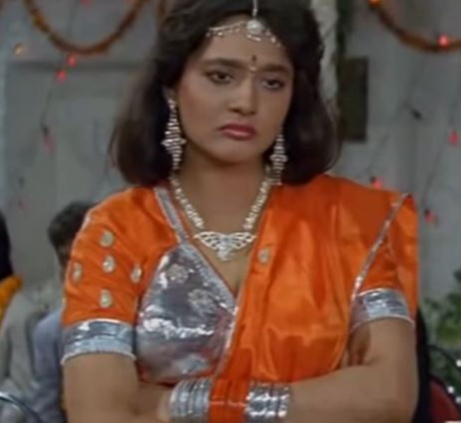 Sahila Chaddha in the film 'Hum Aapke Hain Koun..!' (1994) as Rita
