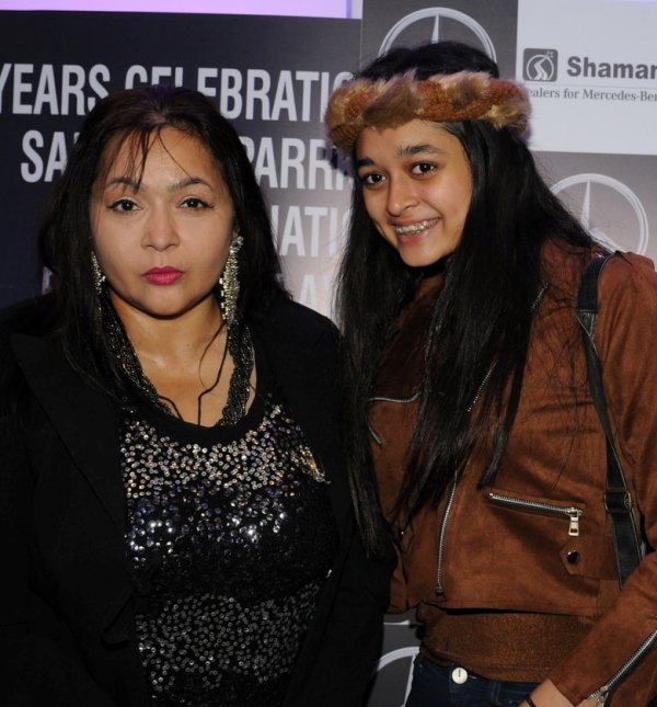 Sahila Chaddha with her daughter, Princess Bali