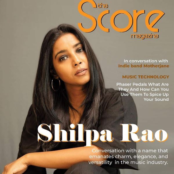 Shilpa Rao on the cover of The Score magazine