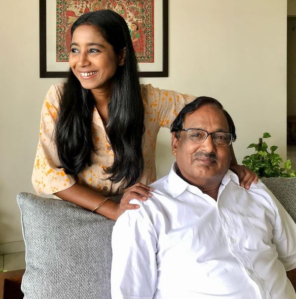 Shilpa Rao with her father