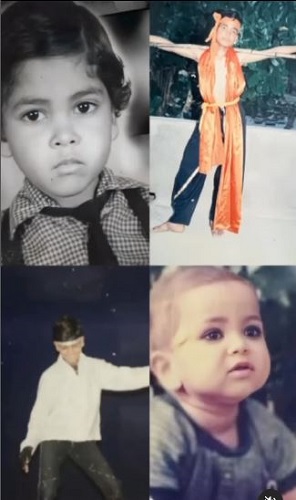Shiv Thakare's childhood pictures