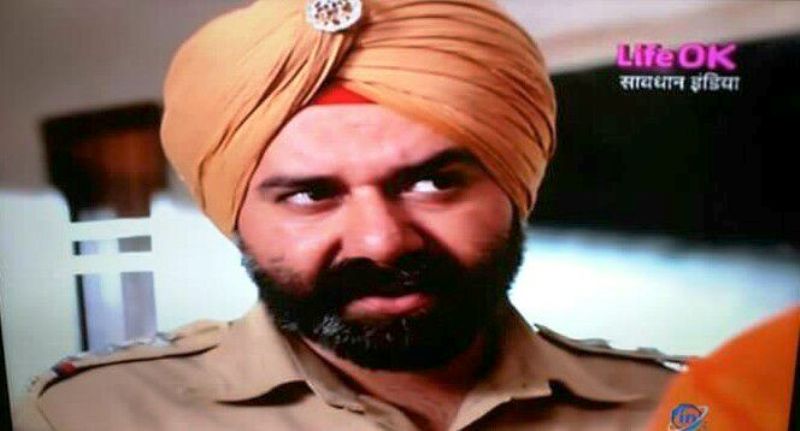 Sukhpal Singh as a police inspector in a show on Life OK