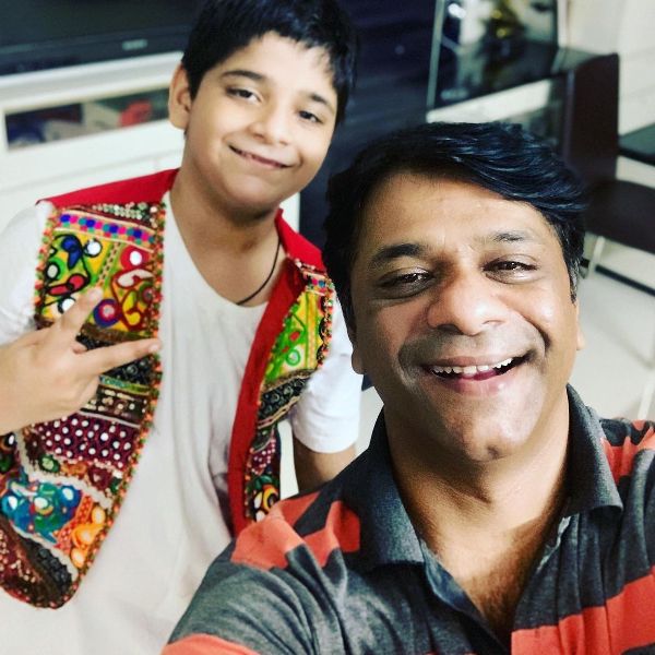 Tanmay Vekaria with his son, Zeeshan
