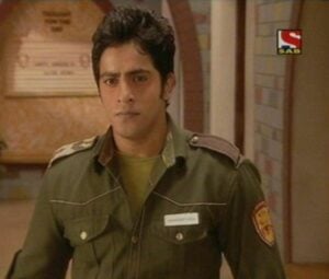 Vikas Manaktala as Amardeep Huda in a still from his debut television show Left Right Left (2006) on SAB TV