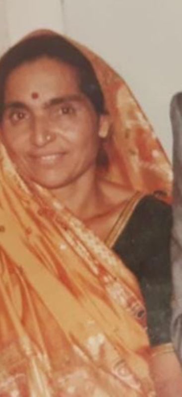 Aditya Gadhvi's grandmother Pushpaben