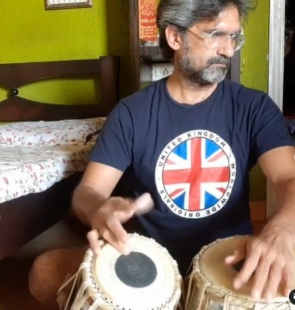 Ajit Shidhaye playing Tabla