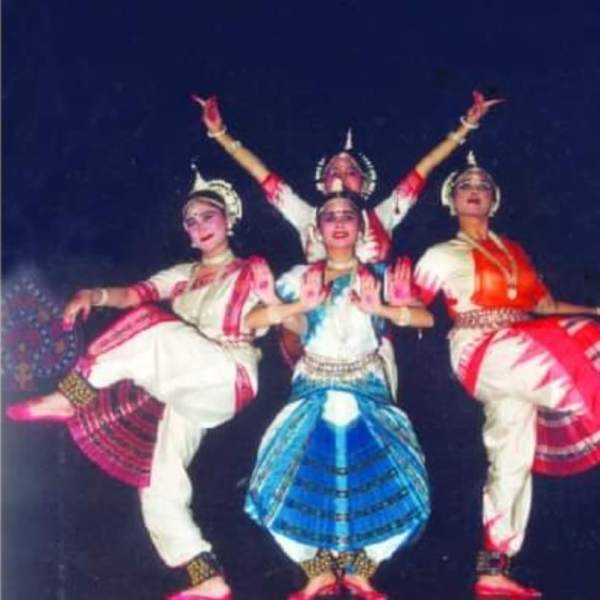 An old picture of Jayati Bhatia during her classical dance performance