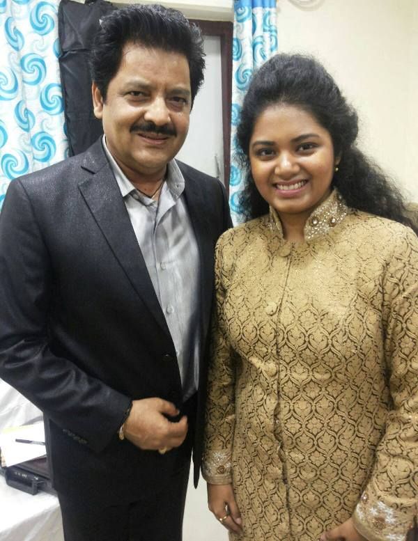 Anwesshaa with Udit Narayan