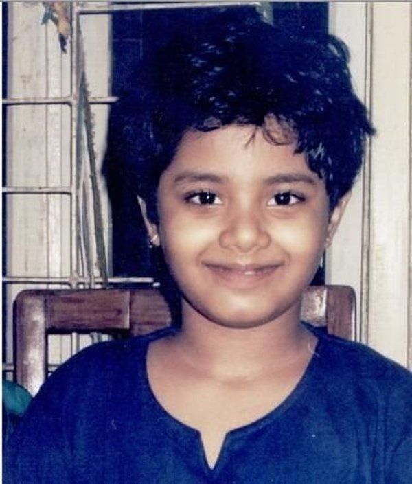 Anwesshaa's childhood photo