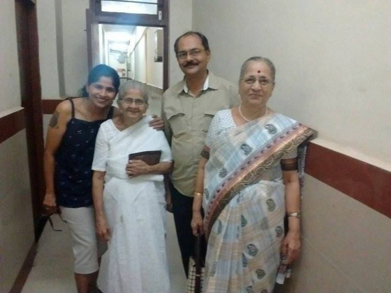 Atisha Naik with her family