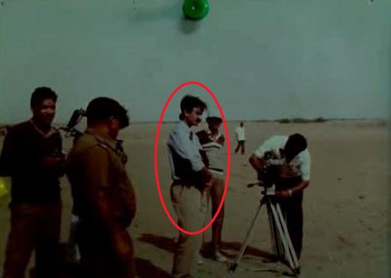 Deepak Antani during the filmmaking