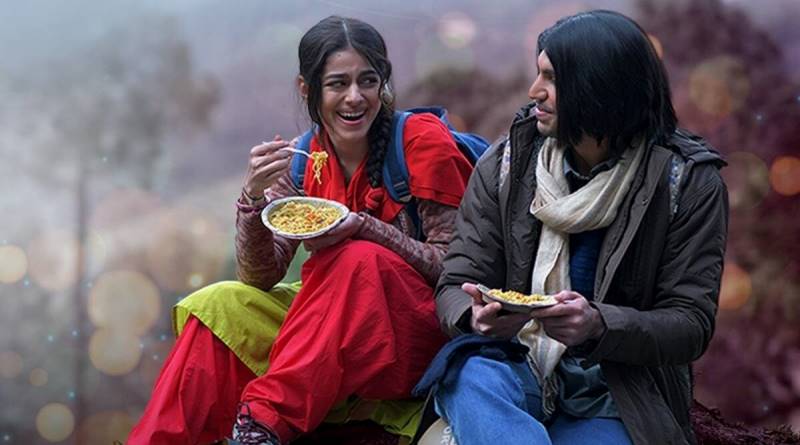 Karan Mehta and Aalia Furniturewalla in a still from the film 'Almost Pyaar with DJ Mohabbat'