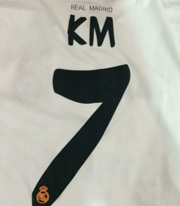Karan Mehta's Real Madrid jersey
