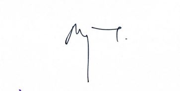 Manpreet Singh Badal's signature