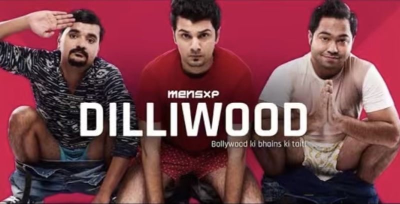 Poster of Shrikant Verma's debut web series Dilliwood on YouTube