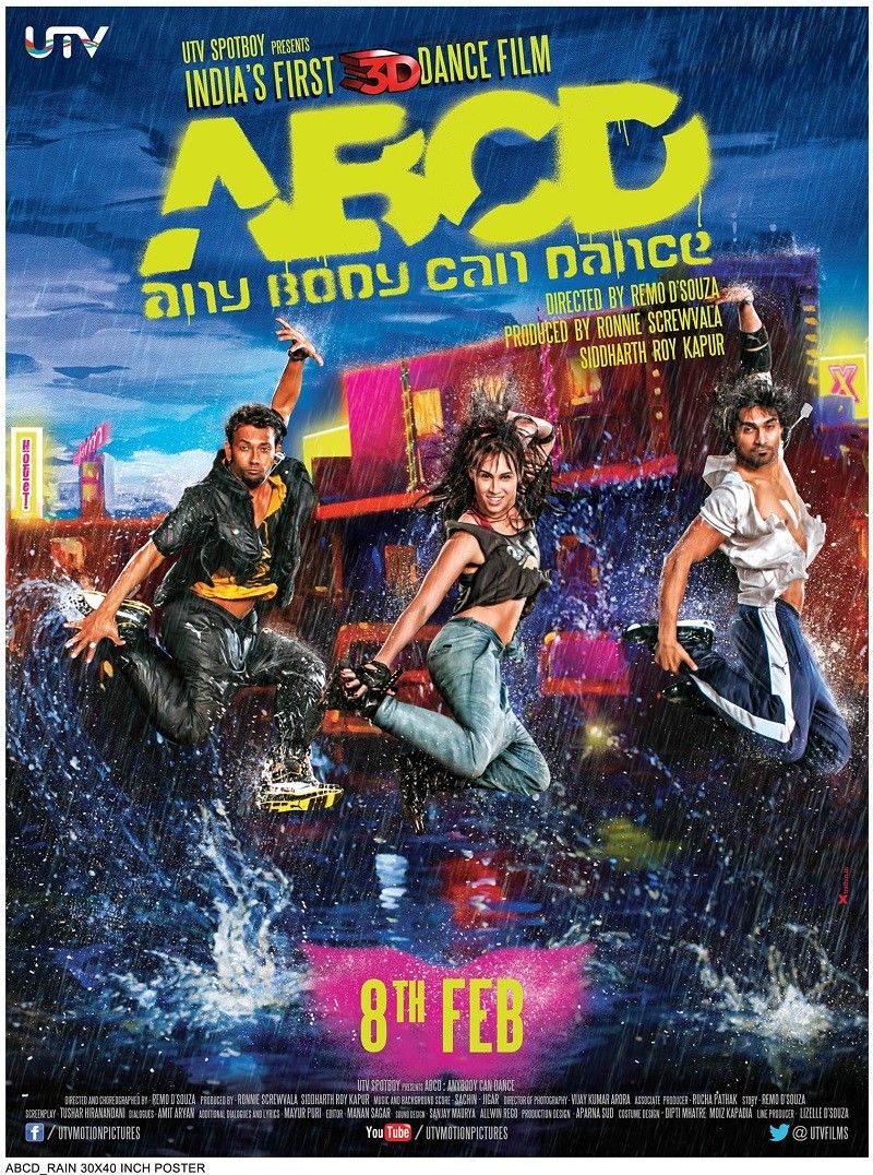 Poster of the film 'ABCD' (Any Body Can Dance)