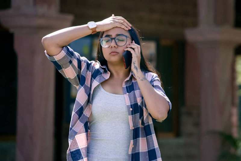 Prajakta Koli as Dimple Ahuja in a still from the Netflix series Mismatched (2020)