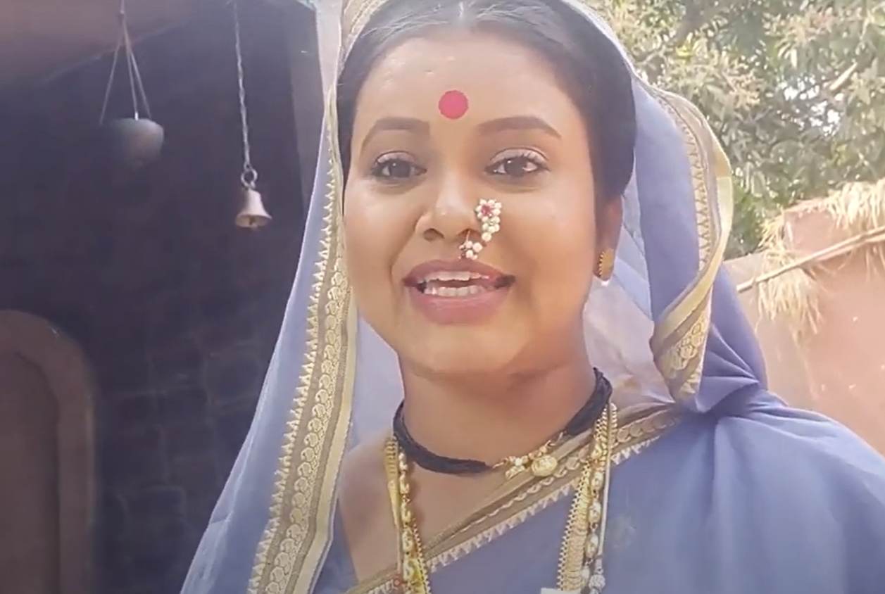 Priya Gamre in the role of Bayyaji Bai