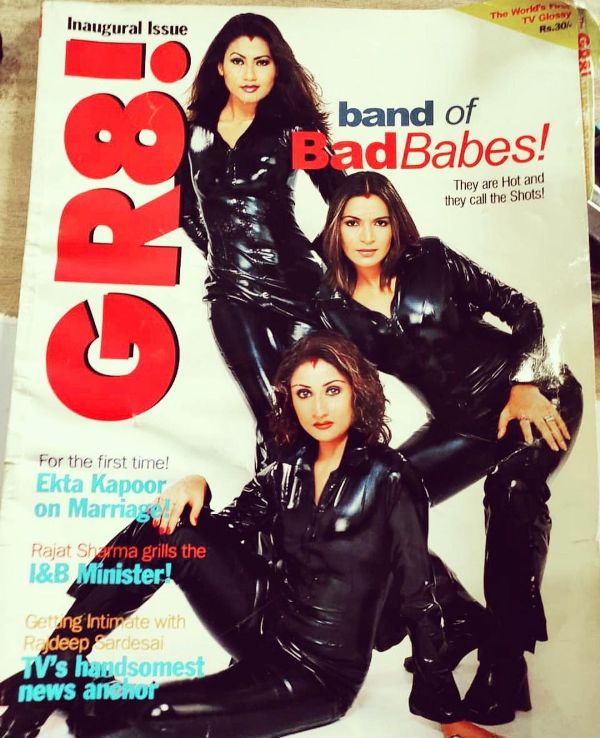 Shweta Kawaatra (middle) on the cover of Gr8 magazine