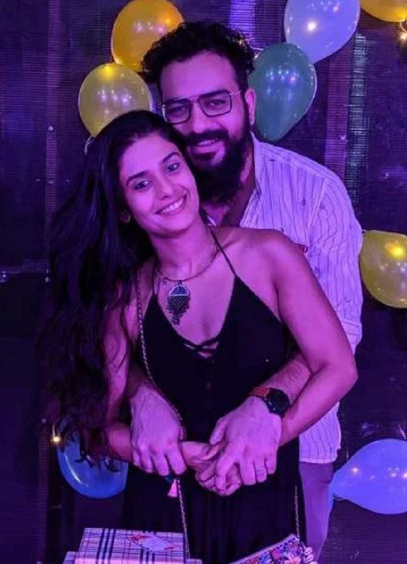 Sonal Devraj with her boyfriend