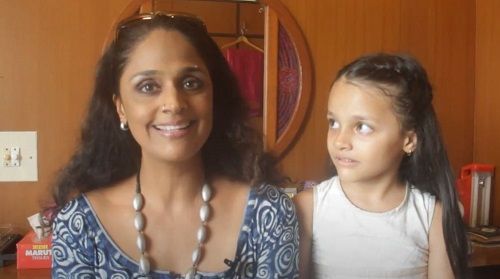 Suneeta Rao with her daughter