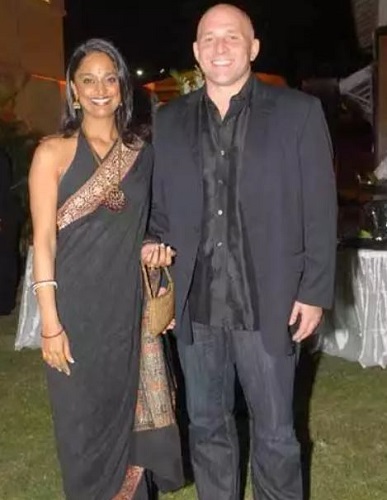 Suneeta Rao with her husband