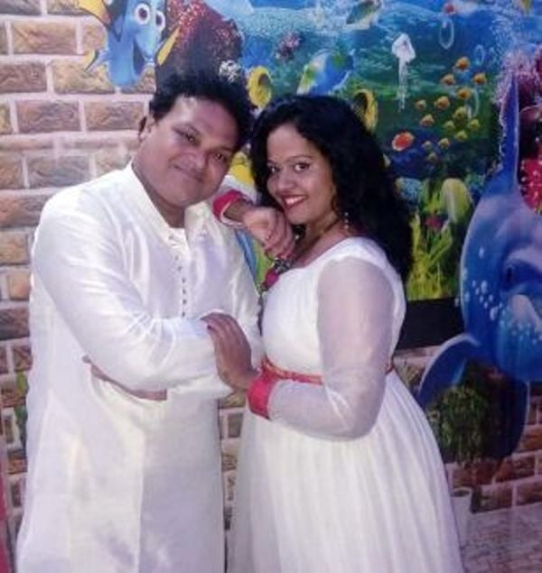 Sunil Holkar with his wife